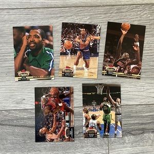 💕5 1992 topps stadium club cards